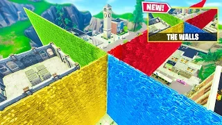 THE WALLS *NEW* Custom Gamemode In Fortnite Battle Royale!