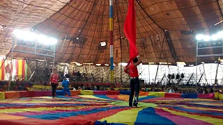 Kolkata Circus I Basketball and Saree Gymnastics by Indian Artist