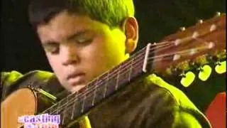 Con 11 años, tocó su guitarra como un grande   El casting de la tele 2008   El Trece