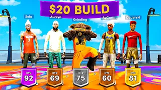 FIRST EVER $20 BUILD ROYALE EVENT! Which YOUTUBER Can Win This CHALLENGE The Fastest!? NBA 2K22