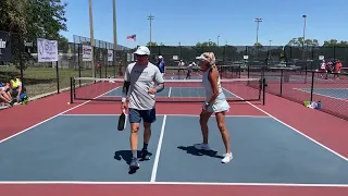 2023 US Open Pickleball Tournament 60+ MXD Semi-Final Match