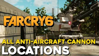 Far Cry 6 All Anti-Aircraft Cannon Locations