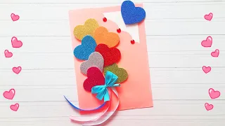 DIY Открытка на день Святого Валентина или 8 марта / Подарок cвоими руками / Valentine's Day Crafts