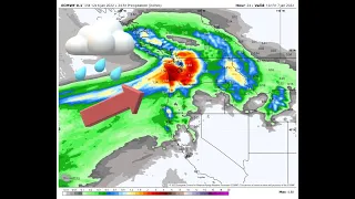 Flooding, landslides, wind and a signal for cold in the extended?