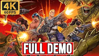 CONTRA OPERATION GALUGA - Full Demo Gameplay (4K 60FPS) No Commentary