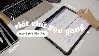 Cách luyện viết chữ gọn gàng trên iPad • Viết ghi chú, digital plannel, bujo • lvmaichi ✍️