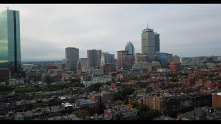 Boston Wakes Up. DJI Mavic Pro 4K aerial drone footage