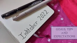 ART CHAT || Goals and Tips for Inktober 2022 || How I am preparing for an art challenge with ME/CFS