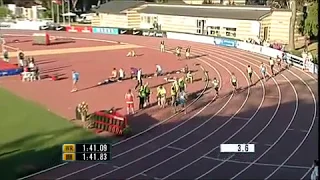 Рекорд! 2010 Мужчины 800 метров David Rudisha Риети