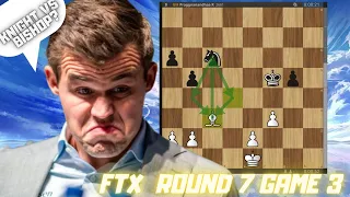 Like the Stockfish Engine -Magnus Carlsen vs Rameshbabu Praggnanandhaa -FTX Crypto Cup R 7, Game 3