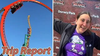 Thank You Dorney Park for Best Ride Preview  EVER | VLOG (Iron Menace, Steel Force)