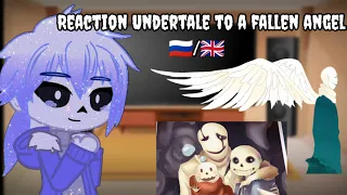 🦊🌸🦊►─═ RUS/ENG Реакция Undertale на fallen angel🦊🌸🦊