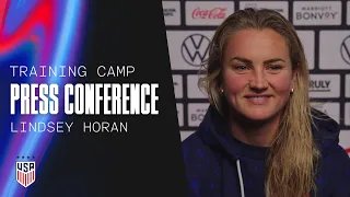 TRAINING CAMP PRESS CONFERENCE: Lindsey Horan - February 16, 2024