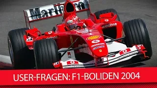 Formel 1 2018: Warum waren die F1-Autos 2004 so stark? (Q&A)