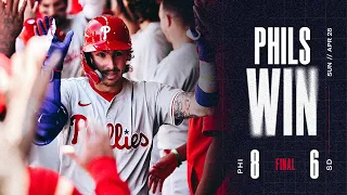 Phillies vs. Padres Game Highlights (4/28/24) | MLB Highlights