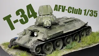 T-34 Model 1942 Diorama (AFV-Club 1/35)