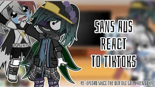 Sans AU reacts to TikToks | Part 1 | Repost | Read description! | ItzNotRina 0-0