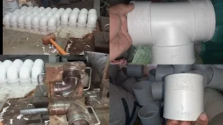 how to make PVC elbow socket tee manufacturing process making