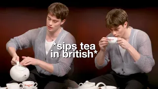 Nicholas Galitzine being a british icon for 3 minutes