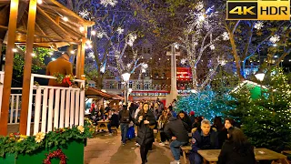 Chelsea King's Road Christmas Lights 2022🎄London Christmas Lights Walk [4K HDR]