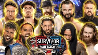 The Entire Survivor Series WARGAMES PPV In WWE2K22!!!