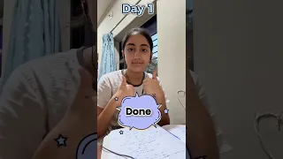 My Whole Day in 60 seconds 😄 (Day 01/30) | #minivlog #neetaspirant #shorts