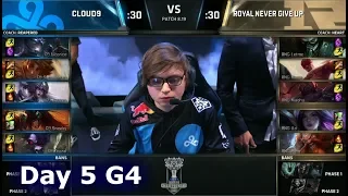 C9 vs RNG | Day 5 Group Stage S8 LoL Worlds 2018 | Cloud 9 vs Royal Never Give Up