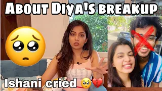 🥺Ishani about Diya’s breakup 🥺💔 #diyakrishna #ishaanikrishna