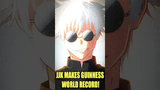 Jujutsu Kaisen Makes Guinness World Record‼️ #anime #jujutsukaisen #gojo #sukuna #jjk