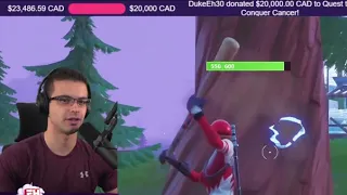 Nick Eh 30 receives a LIFE changing donation!!!!!!