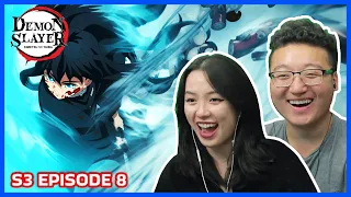 MUICHIRO INFINITY! | Demon Slayer Season 3 Episode 8 Couples Reaction & Discussion