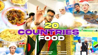 International Culture Day At Jamia Binoria Karachi  || 20+ Countries Foods || RT VLOGS