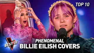 Incredible BILLIE EILISH Covers in the Blind Auditions of The Voice | TOP 10