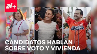 Sheinbaum, Gálvez y Máynez hablan del voto, vivienda y su visión de México - En Punto