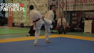 Szymon Olpiński vs Patryk Sypień  półfinał Mistrzostw Polski Open Kyokushin 2022 | SparringPartner