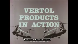 BOEING VERTOL HELICOPTERS IN ACTION CH-47 CHINOOK & VERTOL 107 25242B