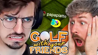 Rumathra wird zurückgehalten! | Golf With Your Friends feat. @papaplatte @rewinside @nooreax