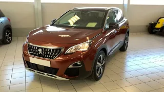 Présentation, essai statique PEUGEOT SUV 3008 1,5 BLUEHDI 130 ch  ALLURE METALLIC COPPER TOIT NOIR