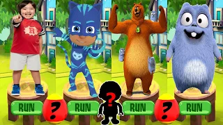 Tag with Ryan PJ Masks Catboy vs Grizzy and the Lemmings Yummy Run All Characters Unlocked Gameplay