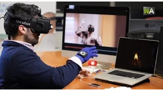 NA Réalité Virtuelle tactile et visuelle avec un gant sensoriel dans la réhabilitation neurologique