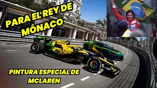 Para el Rey de Mónaco - La pintura especial de Mclaren en Homenage a Ayrton Senna. F1 radio