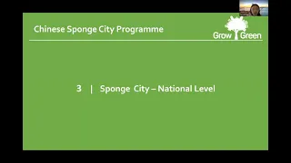 Creating sponge cities with nature-based solutions