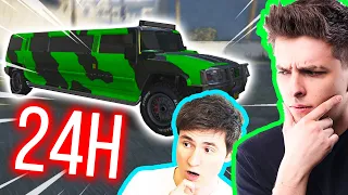 MUSÍME PŘEŽÍT 24H 5 HVĚZD V TOMHLE? | GTA w/ @baxtrix