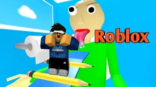 Убегаю от зловещего БАЛДИ (Roblox)