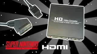 Como Melhorar a Imagem do Super Nintendo - Análise Conversor SCART para HDMI