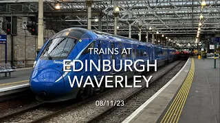 Trains At Edinburgh Waverley (08/11/23)