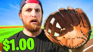 This Is The World's CHEAPEST MLB Baseball Glove!