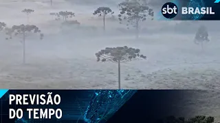 Sábado (20) receberá baixas temperaturas na maior parte do Brasil | SBT Brasil (19/04/24)