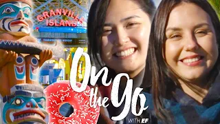 Asia & Angelina explore Vancouver & Granville Island – On the go with EF #113