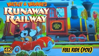 Mickeys & Minnies Runaway Railway - Full Ride 4K at Disney´s Hollywood Studios #disney #mickeymouse